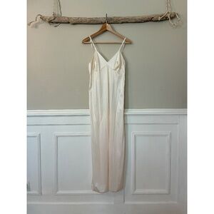 Elegant Cream Slip Dress